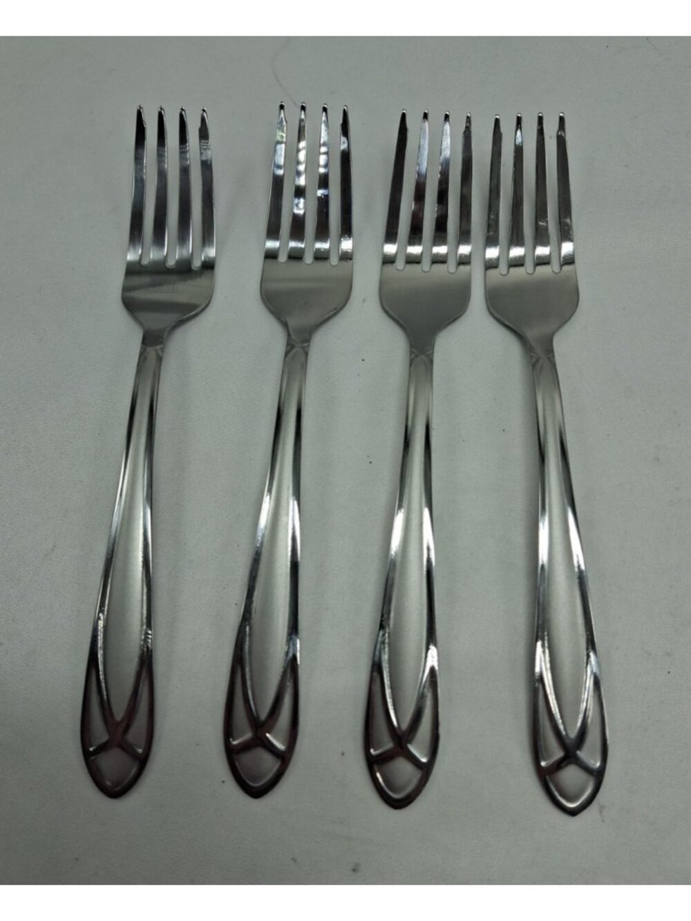 Pfaltzgraff Mirage Frost Stainless Salad Forks -Set of 4